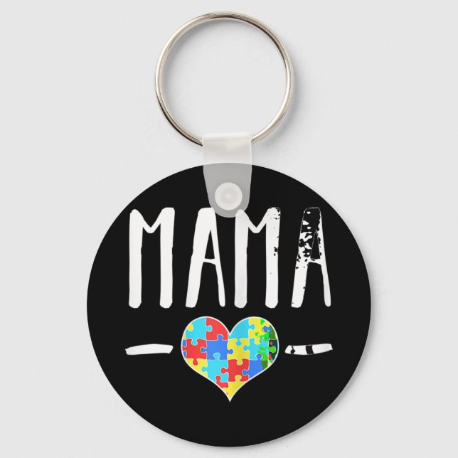 Chaveiro Mães que são pais de crianças autistas são (Frente)