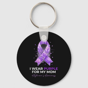 Chaveiro Mães usam roxo pela mãe com alzheimer