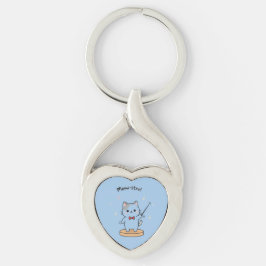 Chaveiro Maestro da Orquestra de Gatos Fofos