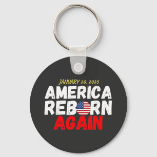 Chaveiro Maga American Reborn Novamente Inauguração Trump