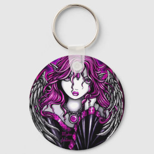 Chaveiro magenta do anjo