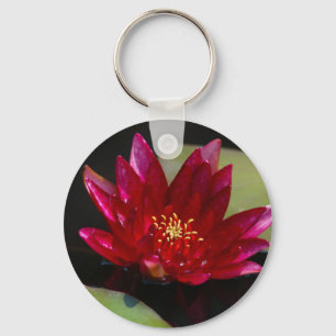 Chaveiro Magenta Lotus Waterlily