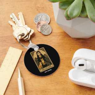 Chaveiro Magia de Lady Tarot, Gótica Engraçada e Gótica