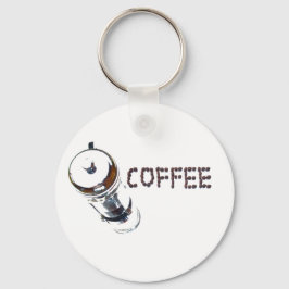 Chaveiro Magia do CaféDesfrute, 'primeira coisa da manhã', 
