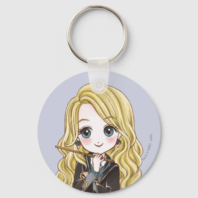 Chaveiro Magia Luna Lovegood Watercolor (Frente)