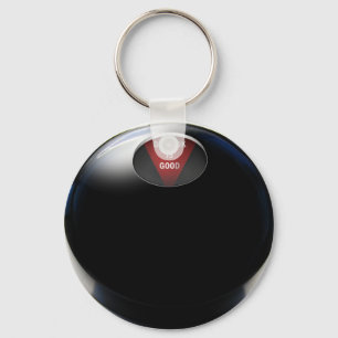 Chaveiro Magic 8 Ball diz: "Outlook é bom"