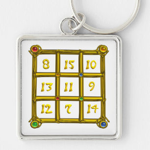 Chaveiro MAGIC SQUARE 33, Branco