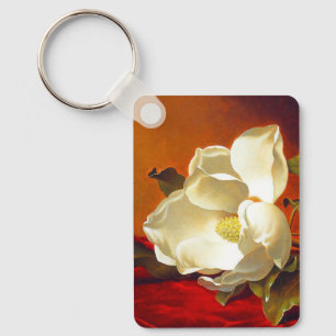 Chaveiro Magnolia em Red Velvet Martin Johnson Heade