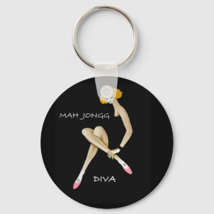 Chaveiro Mah Jongg Diva Key Chain