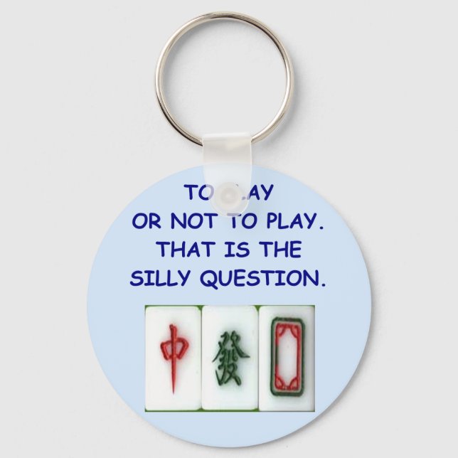 Chaveiro mahjong (Frente)