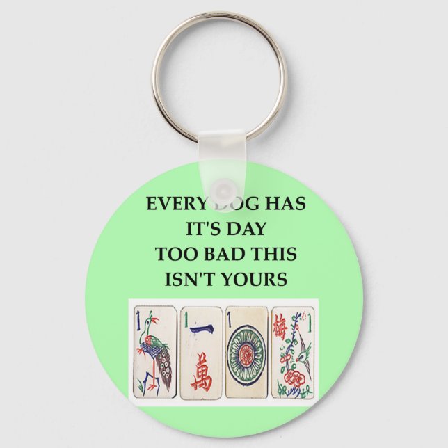 Chaveiro mahjong (Frente)