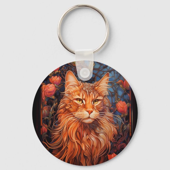 Chaveiro Maine Coon cat (Frente)