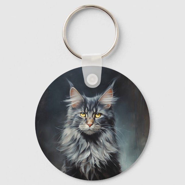 Chaveiro Maine Coon cat (Frente)