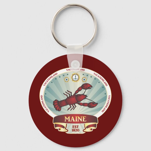 Chaveiro Maine Lobster Crest (Frente)