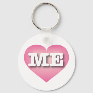 Chaveiro Maine PInk Fade Heart - Big Love