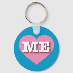 Chaveiro Maine Pink Heart - Eu me amo