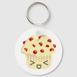 Chaveiro Mais caras do muffin de Kawaii