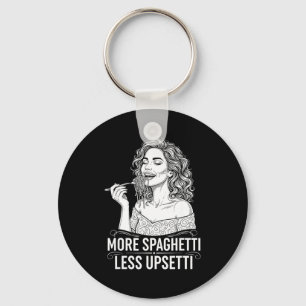 Chaveiro Mais Espaguete Menos Camiseta Upsetti Italiana Mul