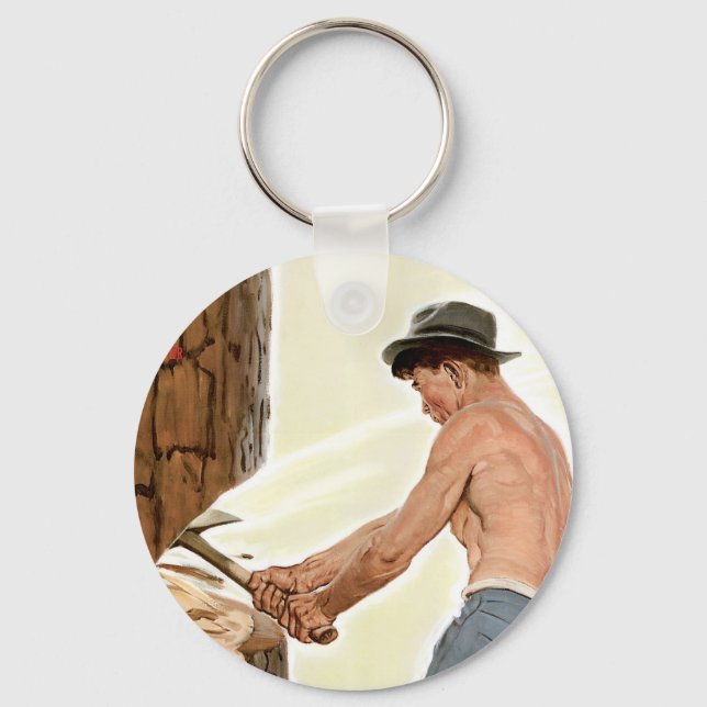 Chaveiro Mais madeira para o Exército (Frente)