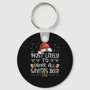Chaveiro Mais Propenso a Beber Toda a Cerveja do Papai Noel