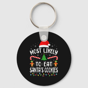 Chaveiro Mais Propenso a Comer os Biscoitos do Papai Noel F