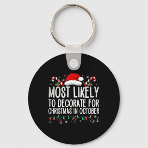 Chaveiro Mais Propenso a Decorar para o Natal em Outubro X