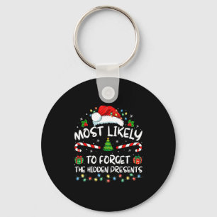 Chaveiro Mais Propenso a Esquecer o Natal Familiar Escondid