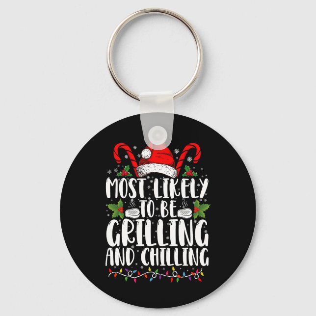 Chaveiro Mais Propenso a Grelhar e Esfriar o Natal (Frente)