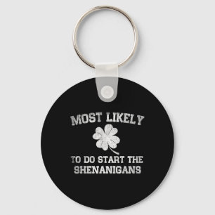 Chaveiro Mais Propenso a Iniciar a Travessura St Patricks D