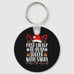 Chaveiro Mais Propenso a Jogar Futebol com o Papai Noel da