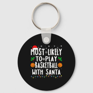 Chaveiro Mais Propenso a Jogar Sketll Com o Natal Família C