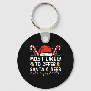 Chaveiro Mais Propenso a Oferecer Cerveja ao Papai Noel Div