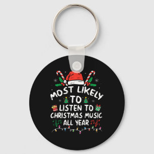 Chaveiro Mais Propenso a Ouvir Música de Natal Todo o Ano