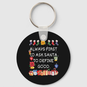 Chaveiro Mais Propenso a Pedir ao Papai Noel para Definir u