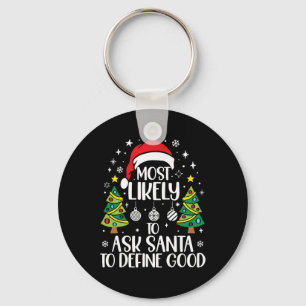 Chaveiro Mais Propenso a Perguntar ao Papai Noel Definir Bo