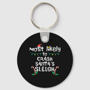 Chaveiro Mais Provável Crash Santas Sleigh Natal Fam