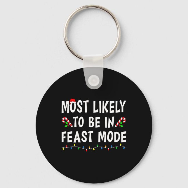 Chaveiro Mais Provável de Estar no Modo Festa Natal Diverti (Frente)