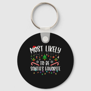 Chaveiro Mais Provável de Ser a Família de Natal Favorita d