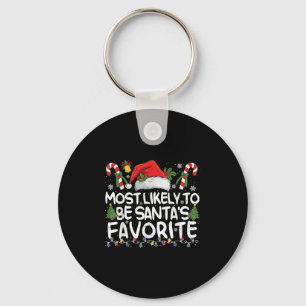 Chaveiro Mais Provável de Ser o Favorito do Papai Noel Corr
