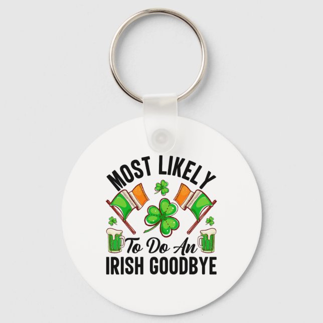 Chaveiro Mais Provável Fazer Um Bem Irlandês8  (Frente)
