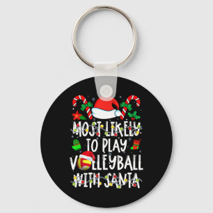 Chaveiro Mais Provável Joga Voleibol Com Esportes De Papai