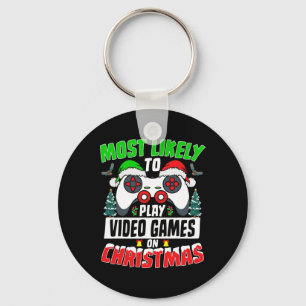 Chaveiro Mais Provável Jogar Videos games Na Fama De Natal