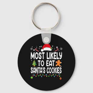 Chaveiro Mais Provável Para Comer O Natal Da Família Santas