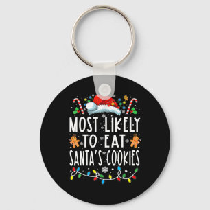 Chaveiro Mais Provável Para Comer O Natal Da Família Santas