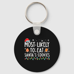 Chaveiro Mais Provável Para Comer O Natal Da Família Santas