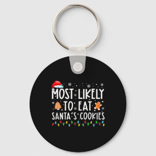 Chaveiro Mais Provável Para Comer O Natal Da Família Santas