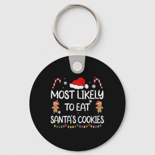 Chaveiro Mais Provável Para Comer O Natal Da Família Santas