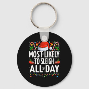 Chaveiro Mais Provável Para Dormir O Dia Todo Xmas Família 