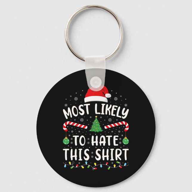 Chaveiro Mais Provável Para Odiar Este Natal De Piada Da Fa (Frente)