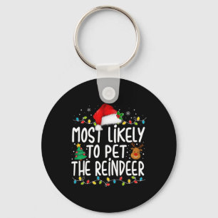 Chaveiro Mais Provável Para Pet Da Família De Natal Da Rebe